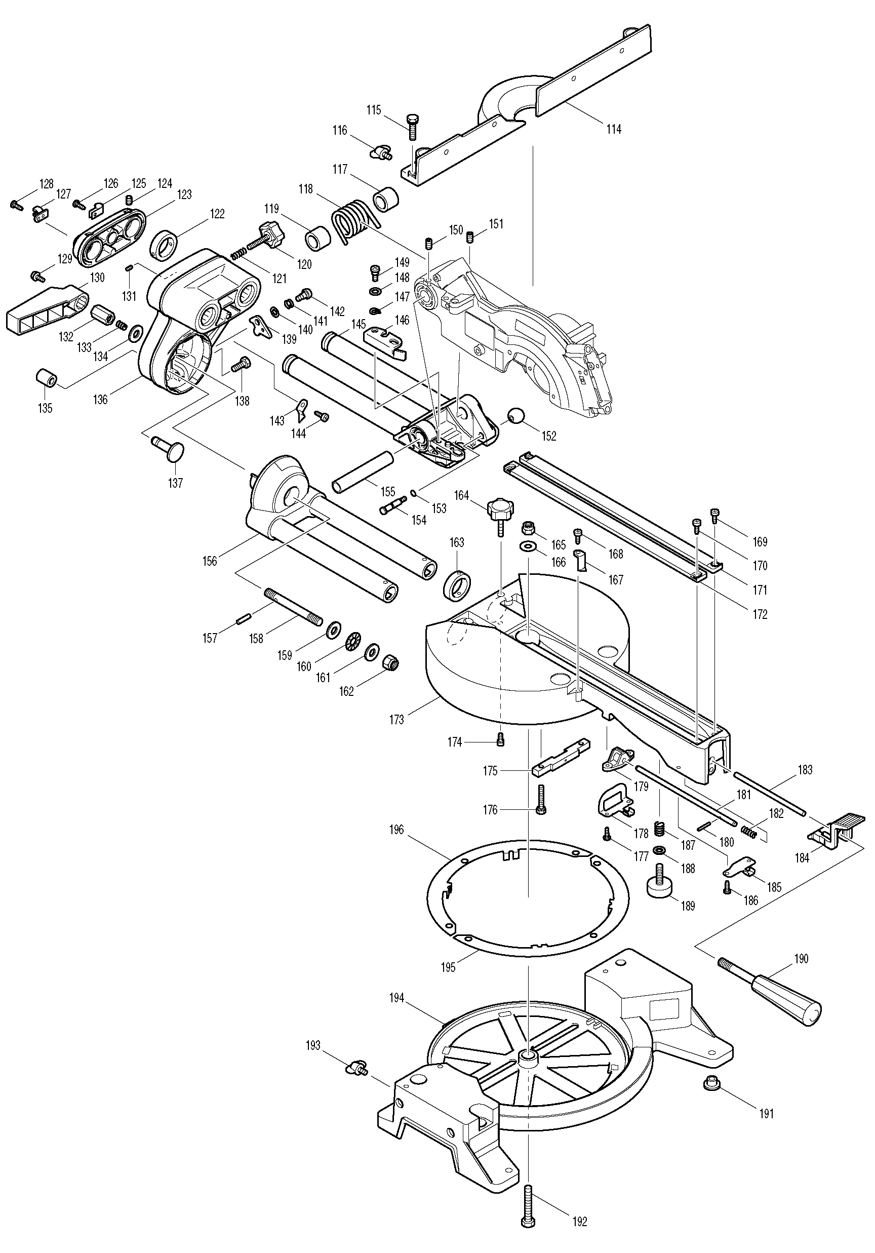 Makita LS0714FL parts diagram, sheet 2