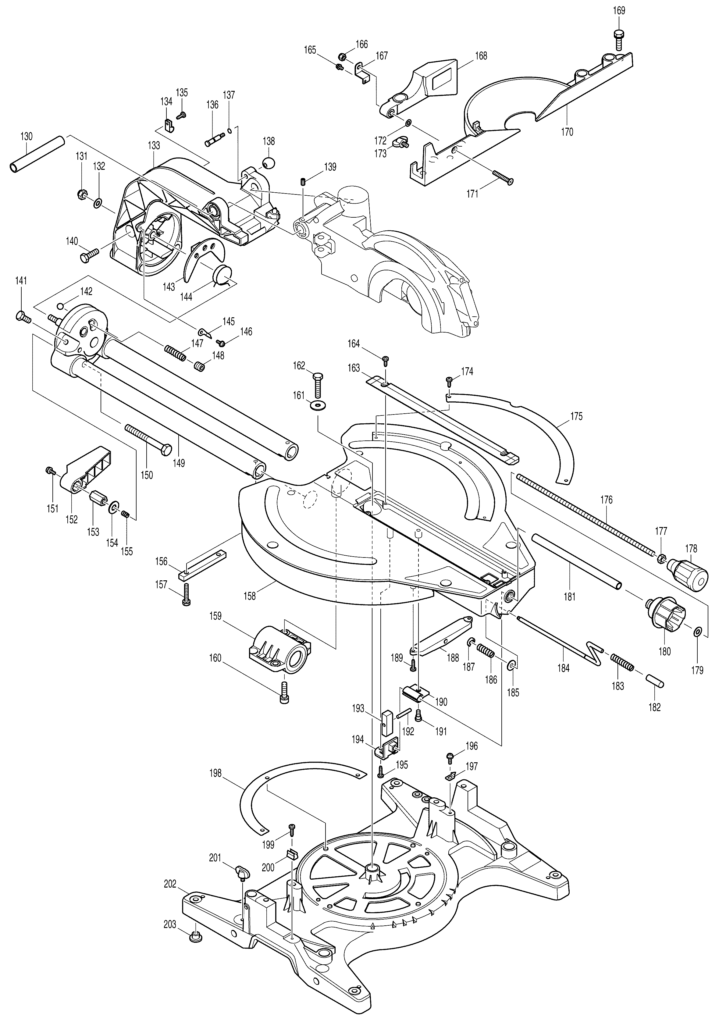 Makita LS1013L parts diagram, sheet 2