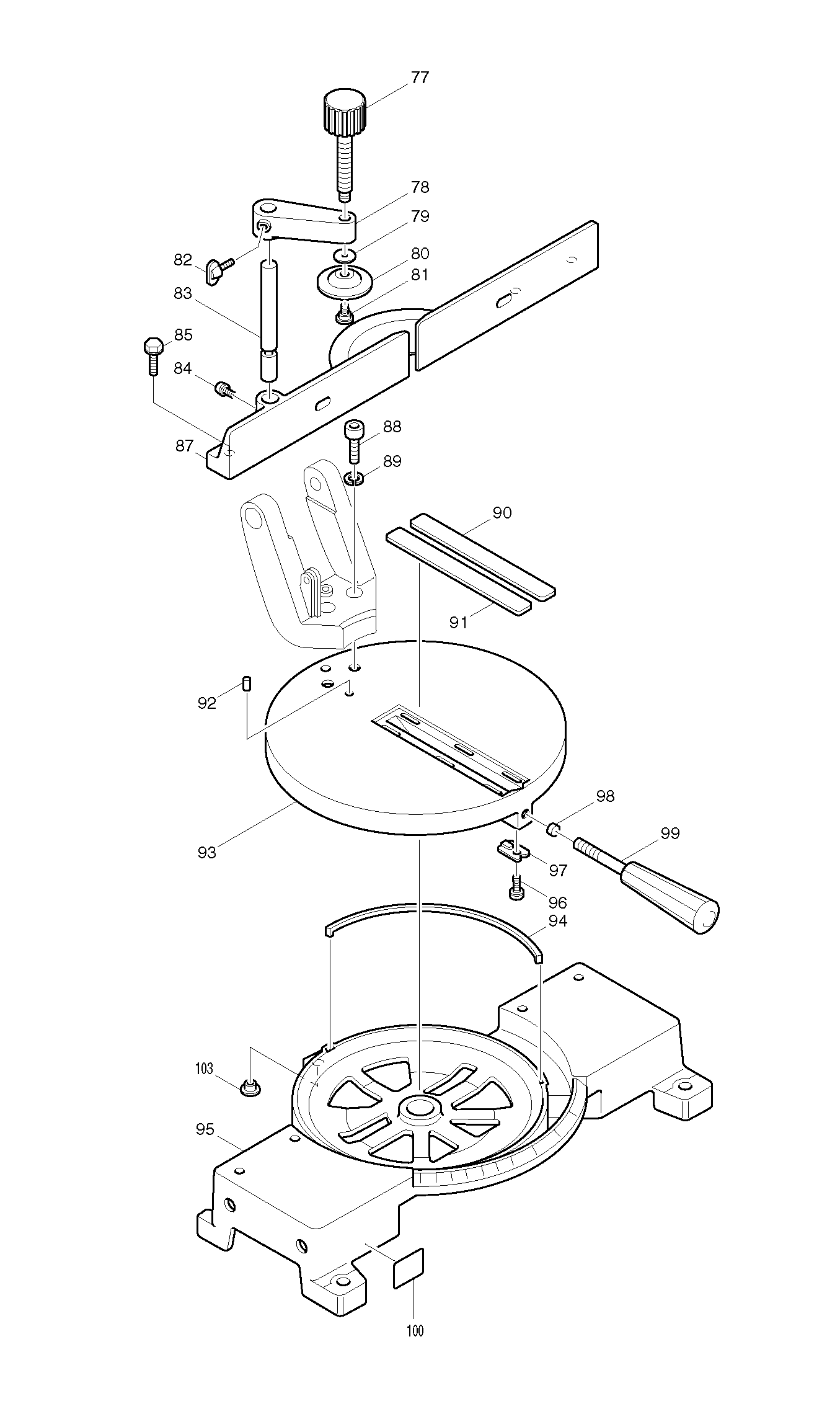 Makita LS1030 parts diagram, sheet 2