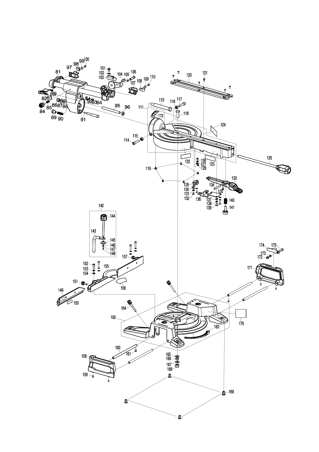 Makita LS1110F parts diagram, sheet 2