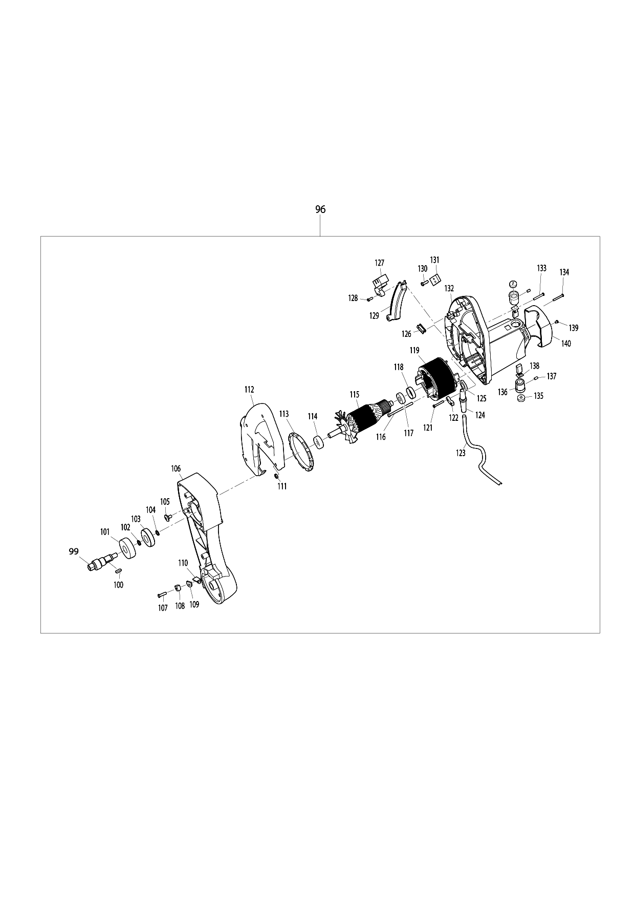 Makita MLS100 parts diagram, sheet 2