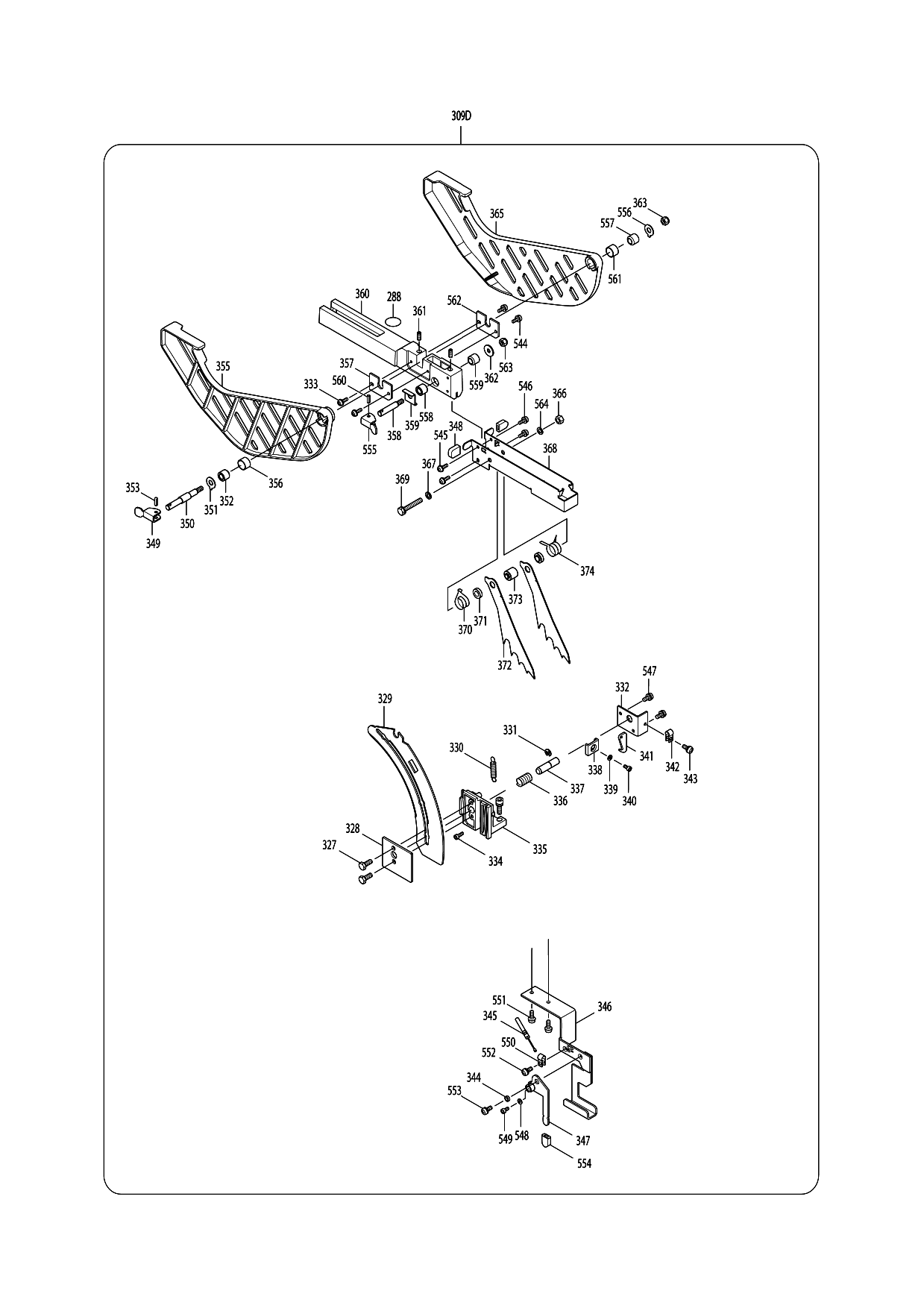 Makita MLT100 parts diagram, sheet 4