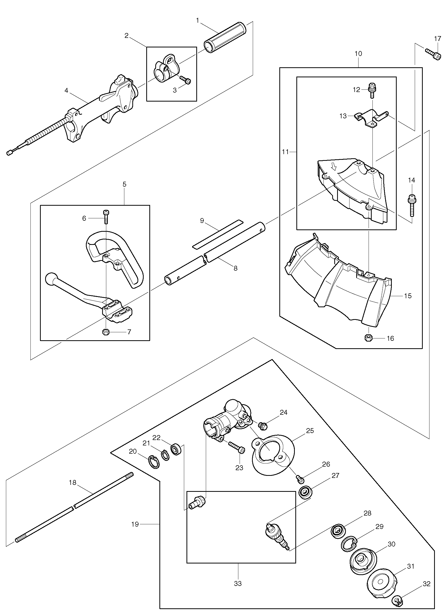 Makita MS26C parts diagram, sheet 1
