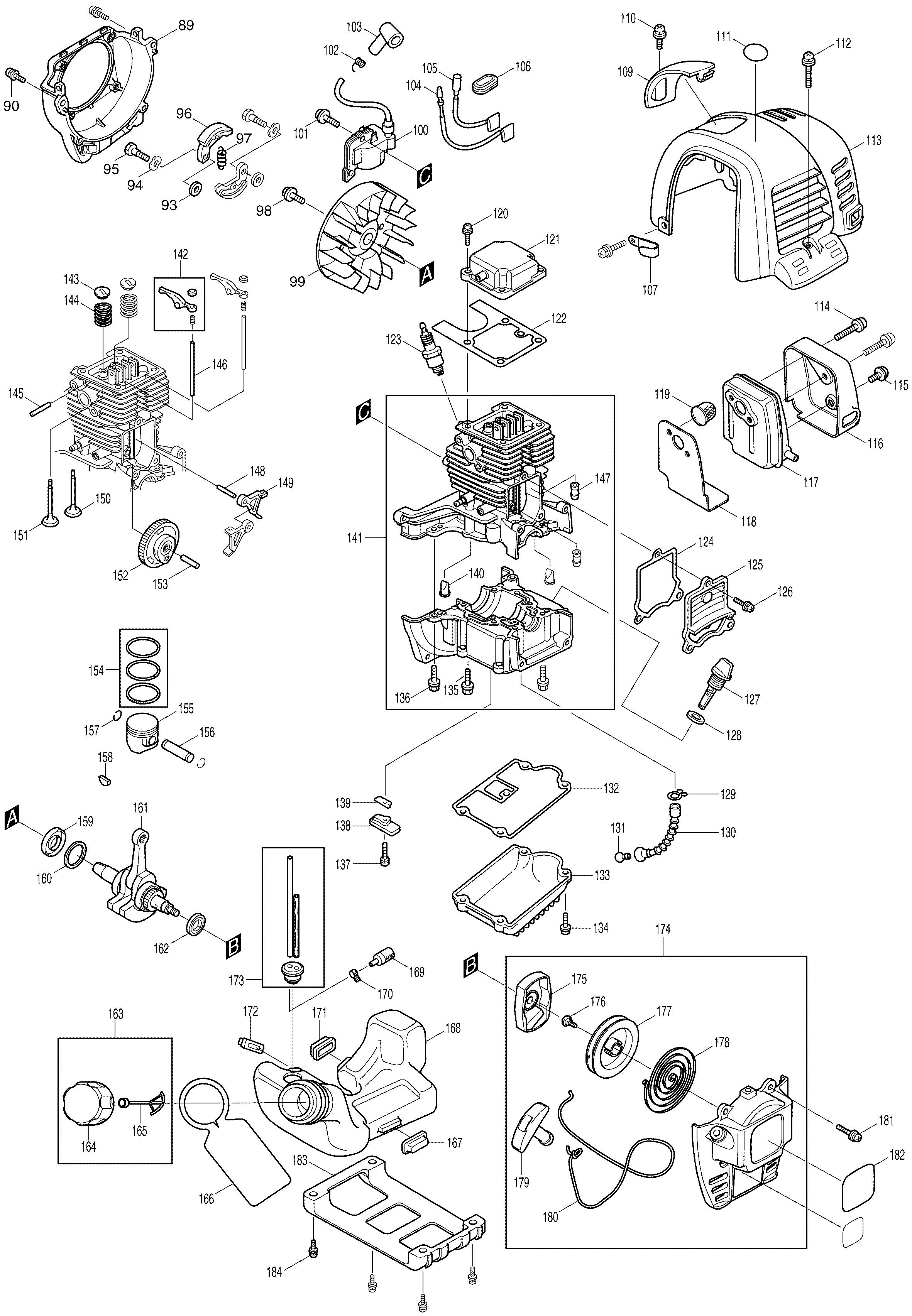 Makita MS3354U parts diagram, sheet 3