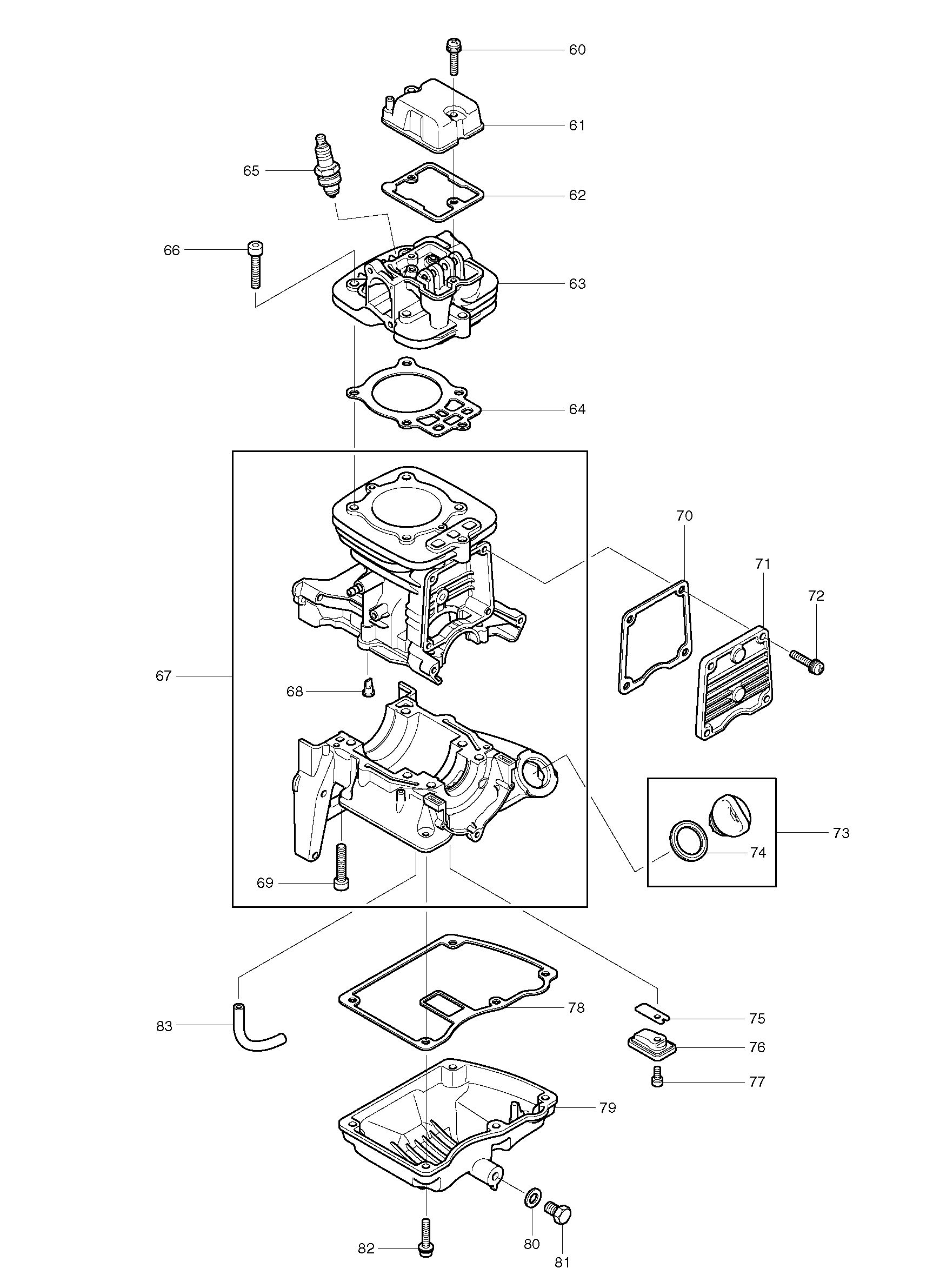 Makita PB76004 parts diagram, sheet 3