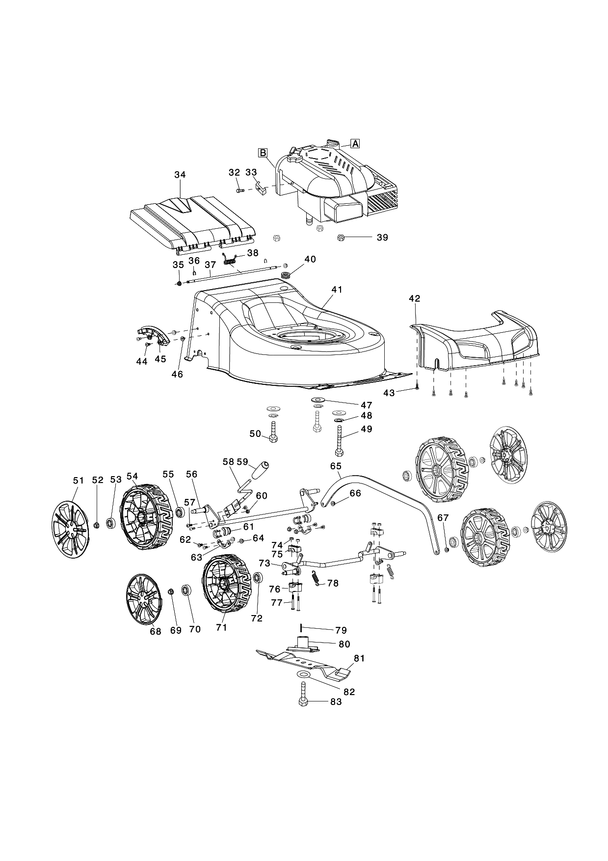 Makita PLM4620 parts diagram, sheet 2