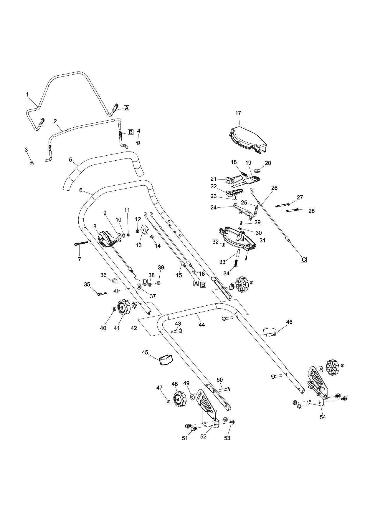 Makita PLM5113 parts diagram, sheet 1