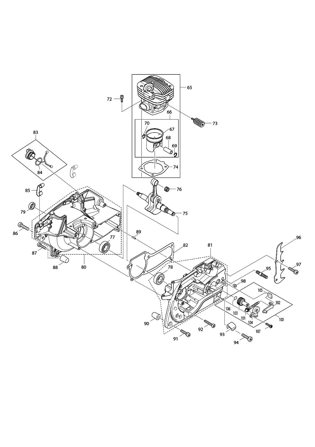 Makita PS-500 parts diagram, sheet 3