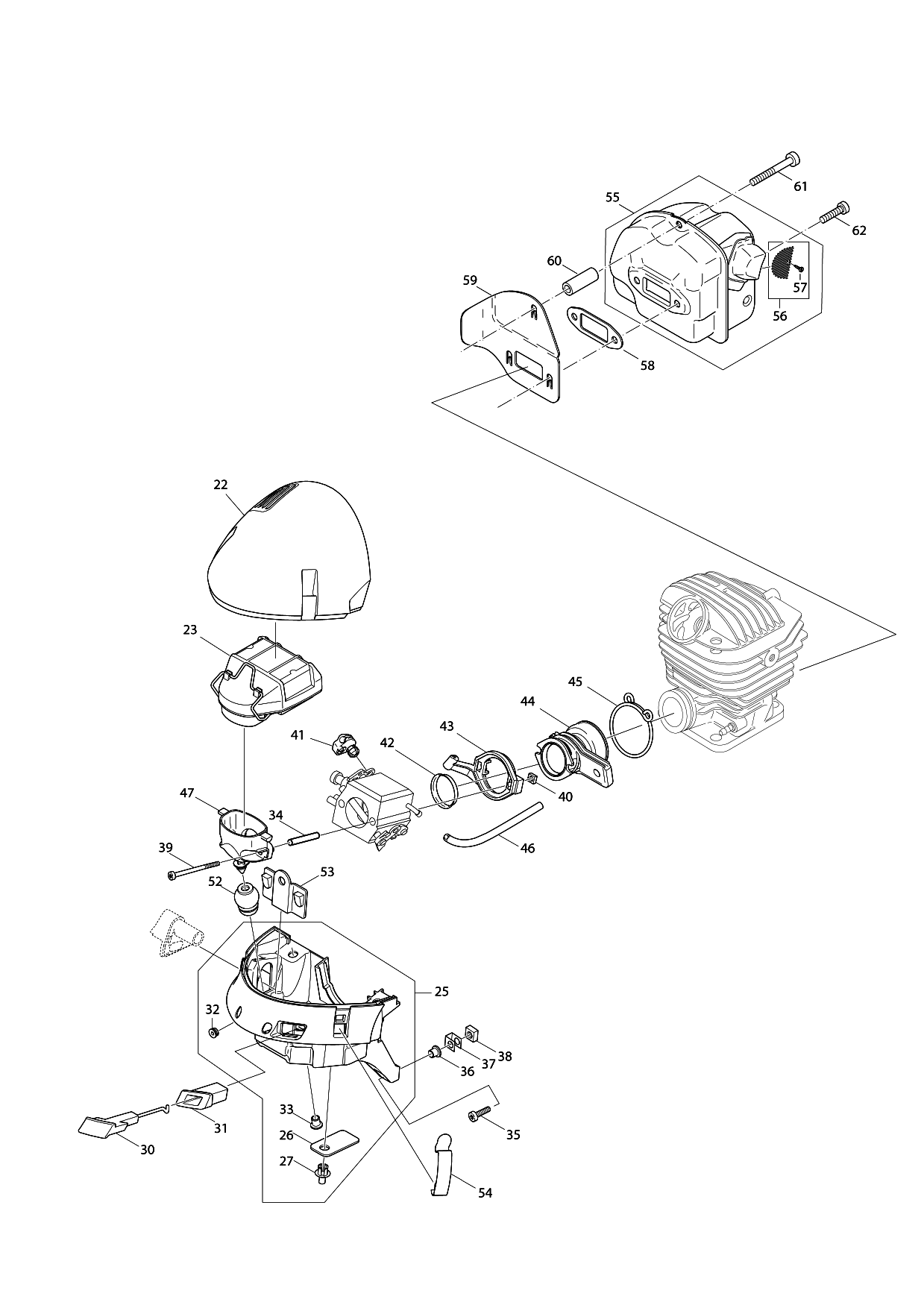 Makita PS-7300 parts diagram, sheet 2