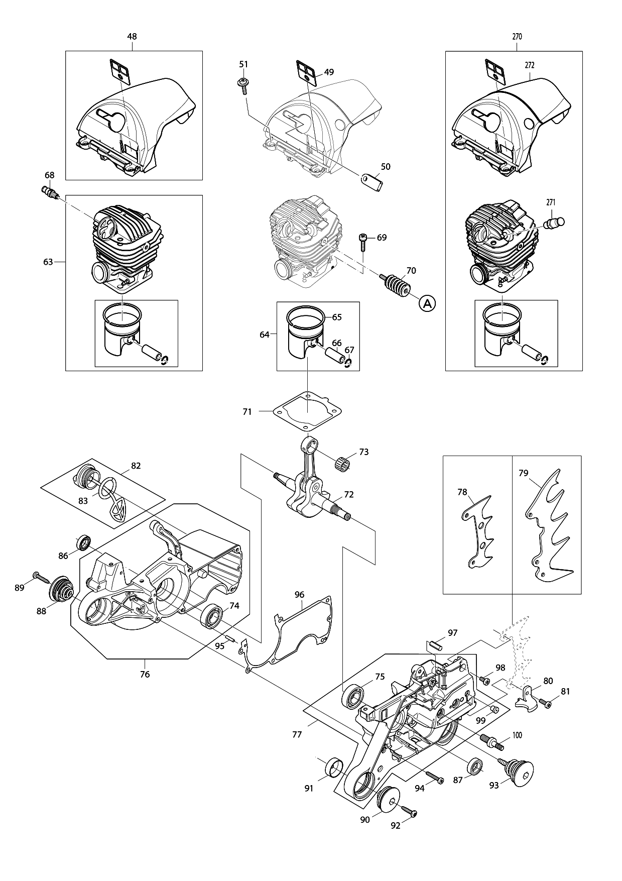 Makita PS-7300 parts diagram, sheet 3