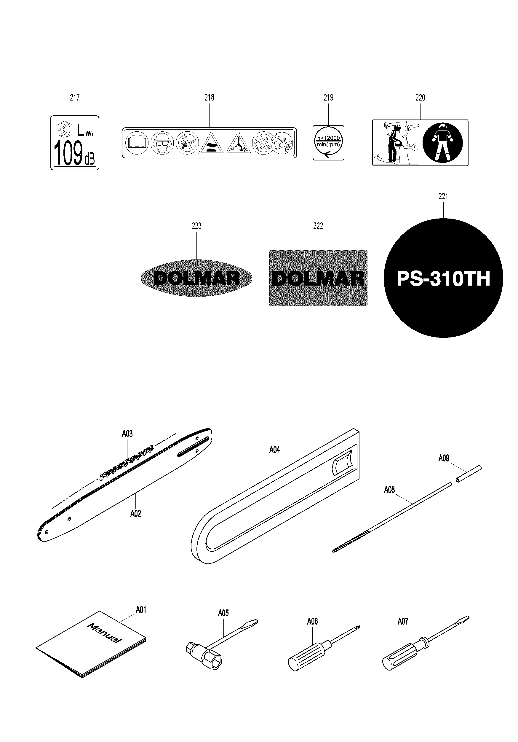 Makita PS310TH parts diagram, sheet 8