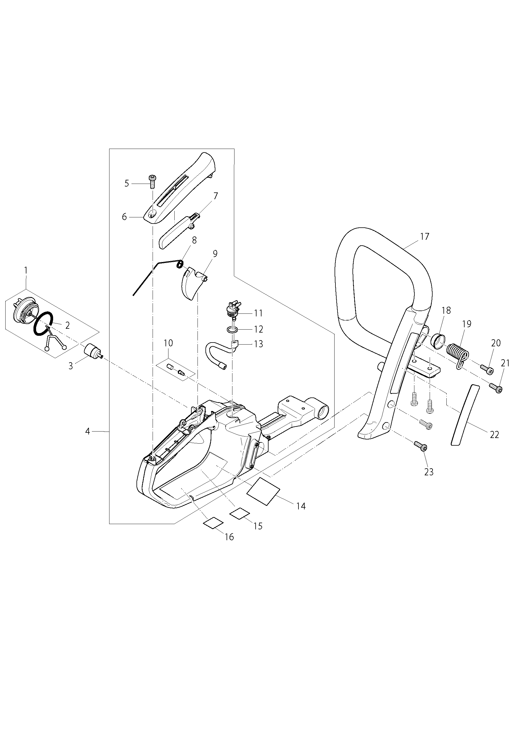 Makita PS32C parts diagram, sheet 1