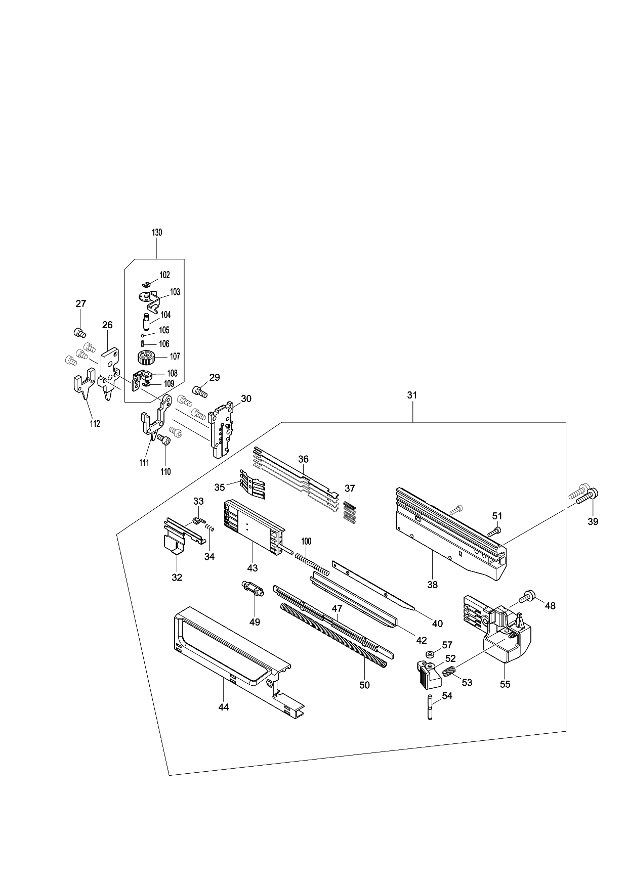 Makita PT354D parts diagram, sheet 2