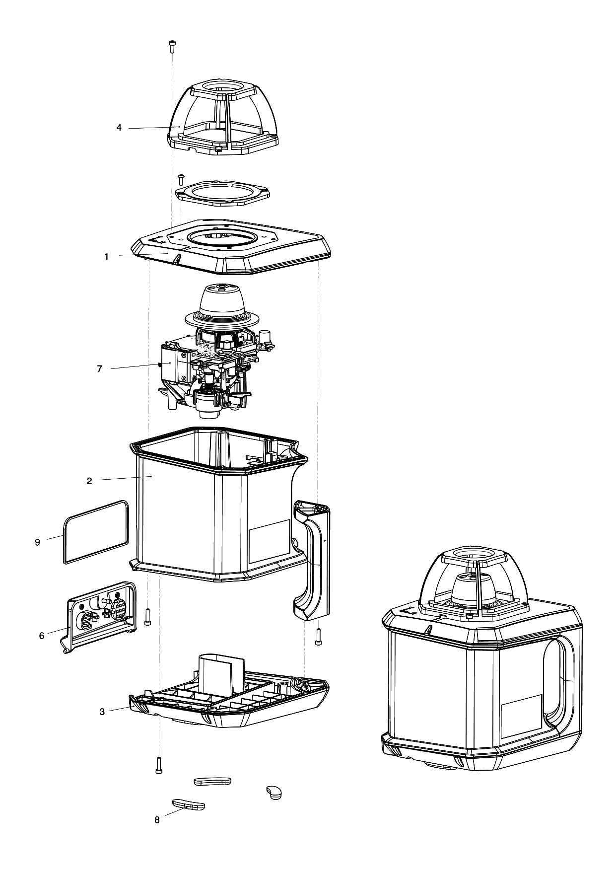 Makita SKR200Z parts diagram, sheet 1