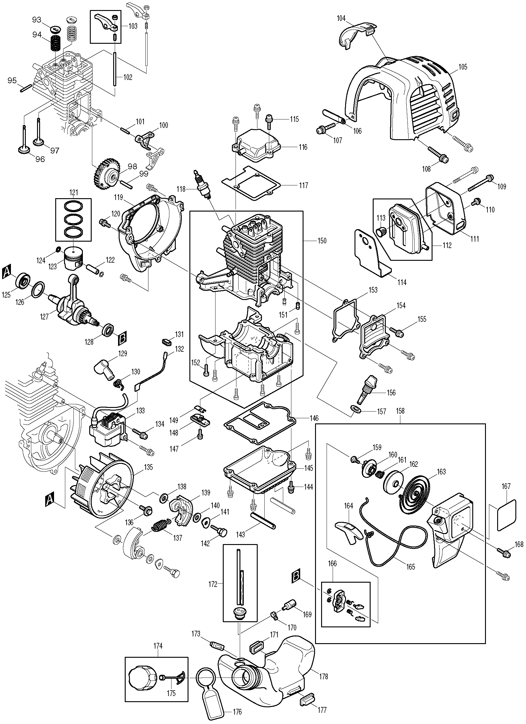 Makita SP2524R parts diagram, sheet 4