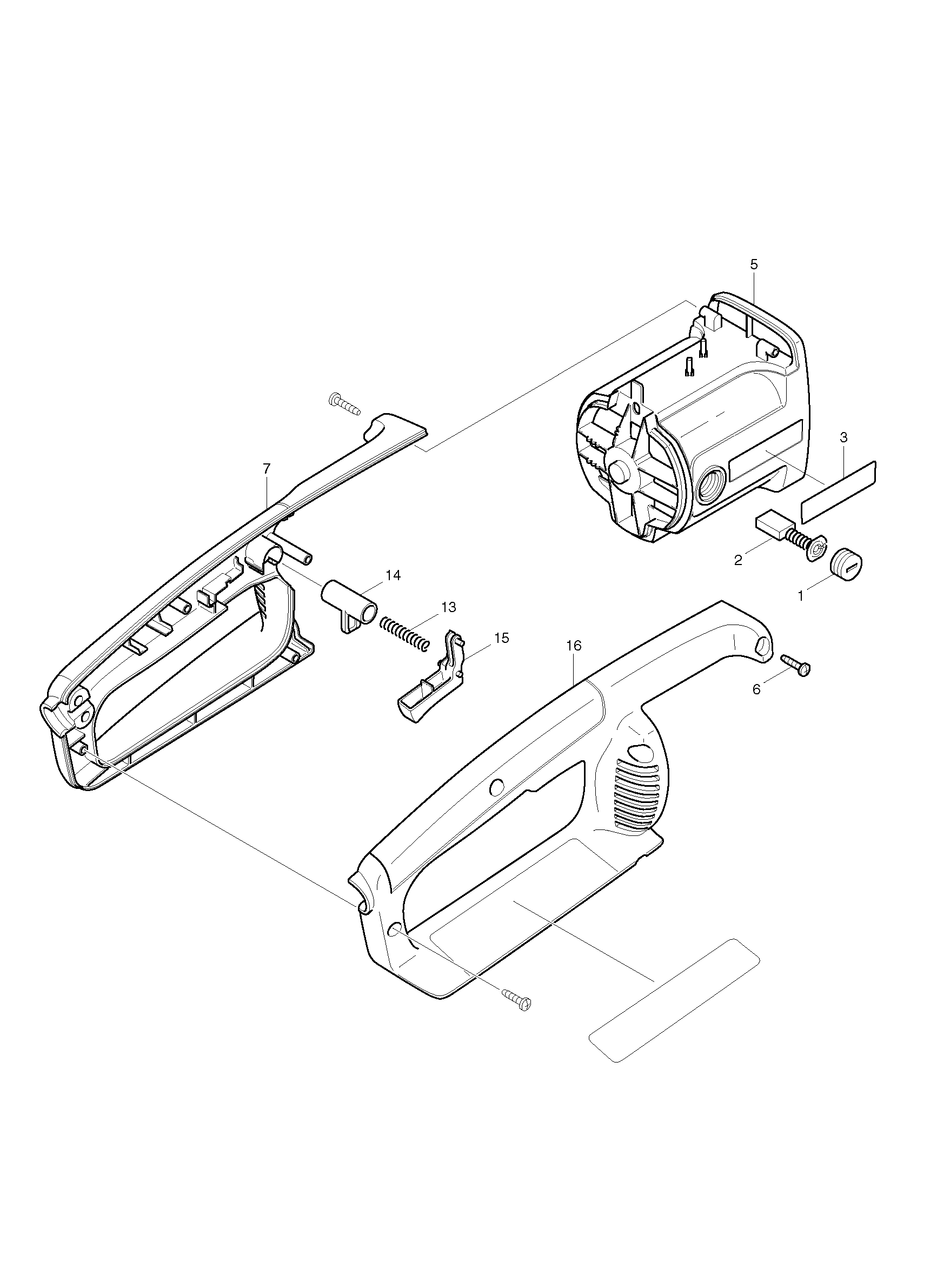 Makita UC3501A parts diagram, sheet 1