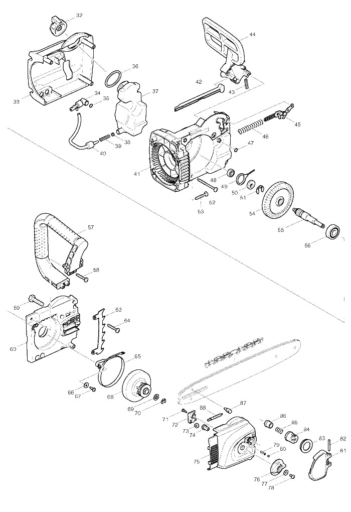 Makita UC3530A parts diagram, sheet 2