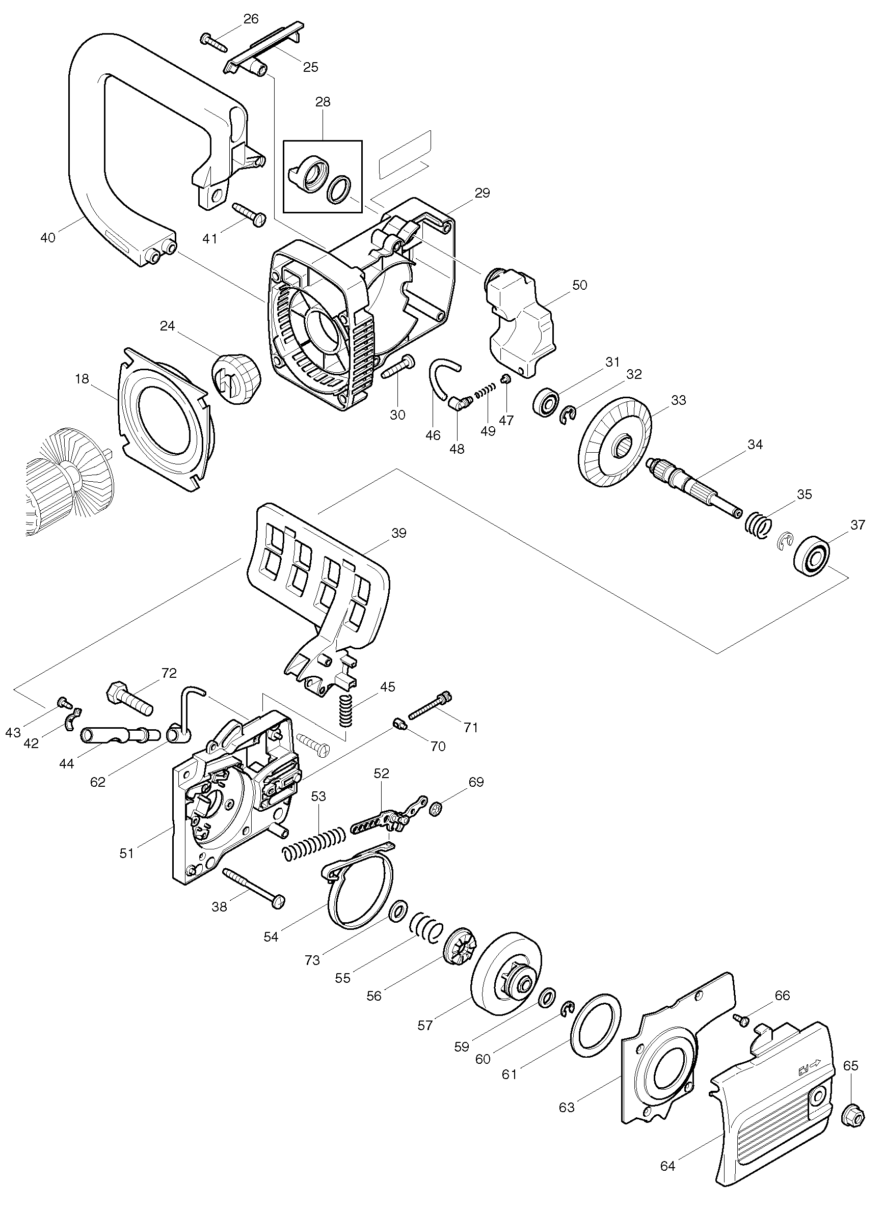 Makita UC4001A parts diagram, sheet 3