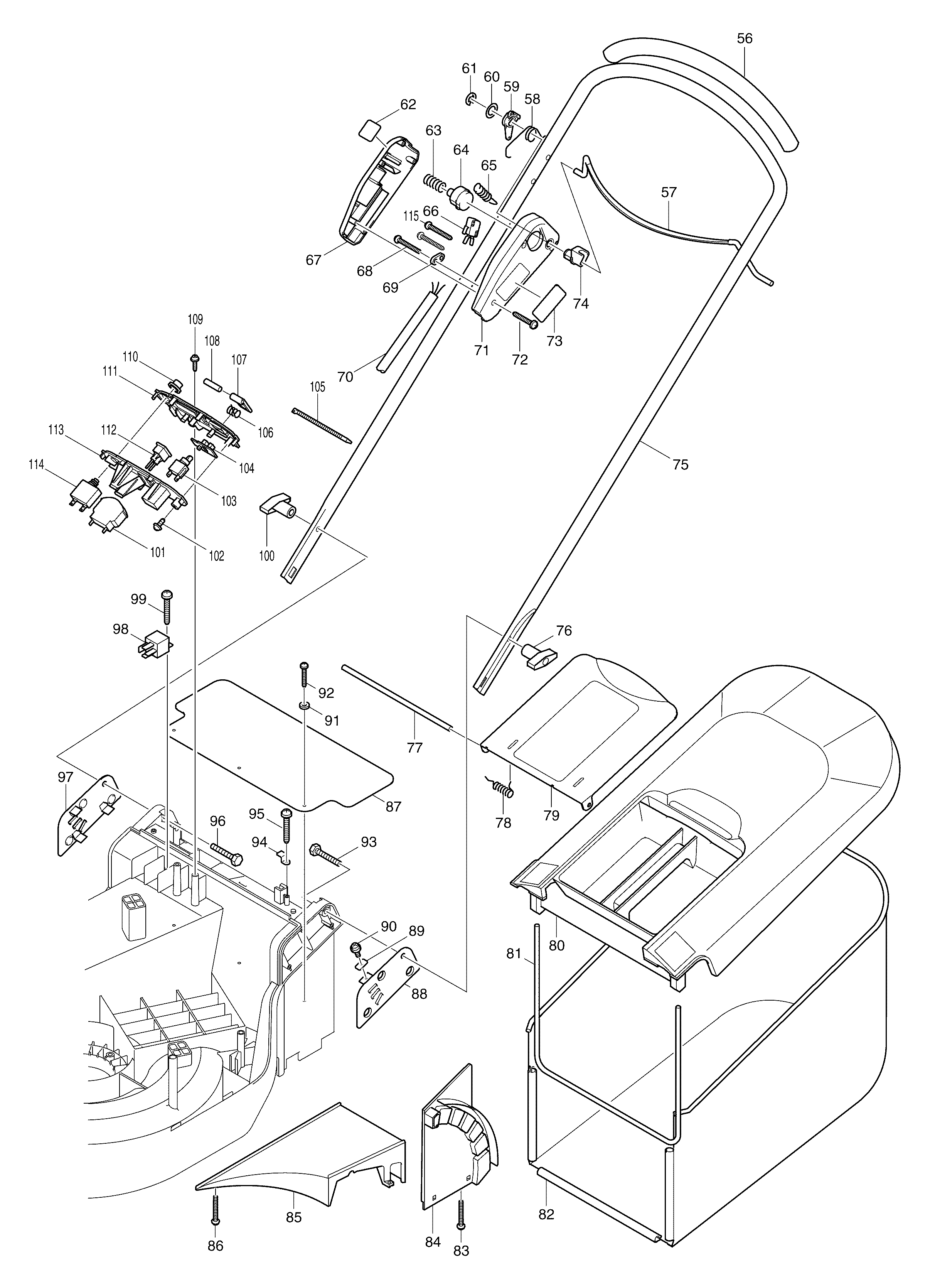 Makita UM401D parts diagram, sheet 2