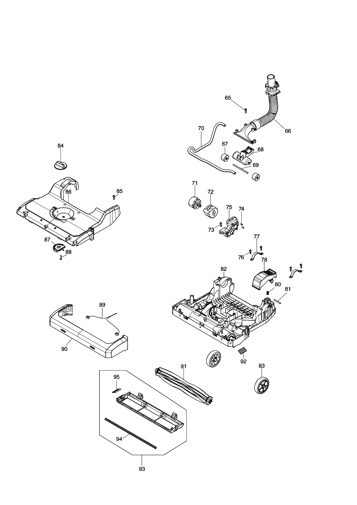 Makita VC010G parts diagram, sheet 2