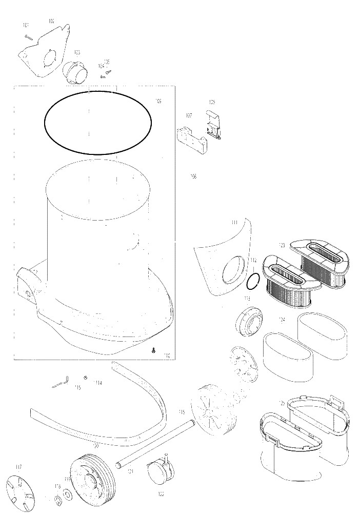 Makita VC3211M parts diagram, sheet 4