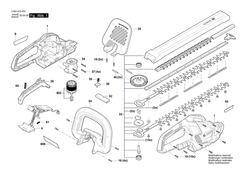 Hedge Trimmer Parts