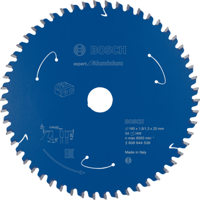 Ny äkta Bosch 2608644538 Expert för aluminiumcirkulär sågblad för