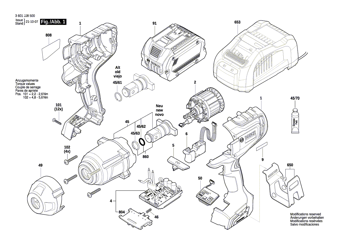 New Genuine Bosch 16072335MR Electronic Module