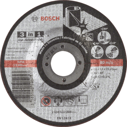 New Genuine Bosch 2608602388 3-in-1 Disc For small angle grinders