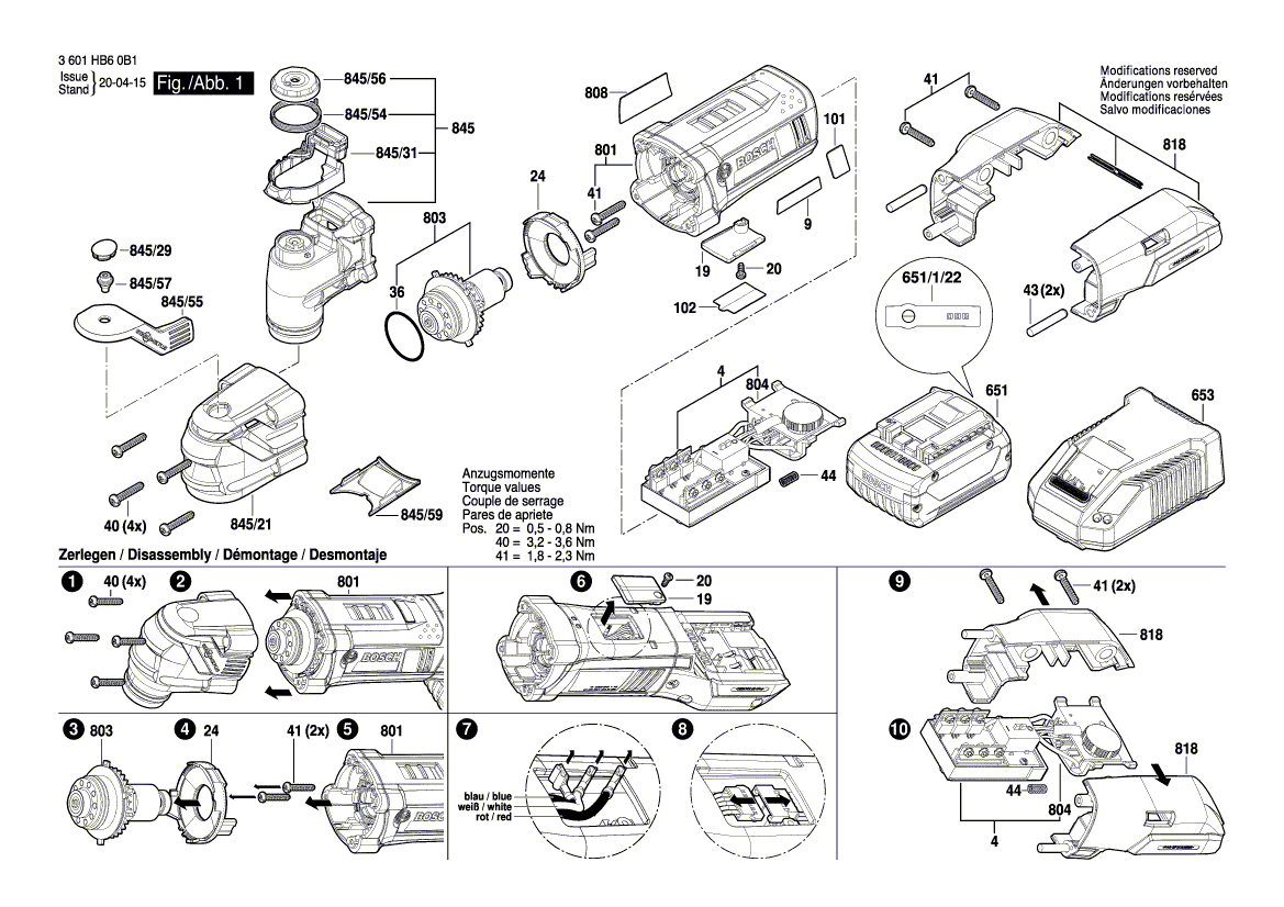 Nouveau véritable Bosch 2609199679 Assemblée de logement