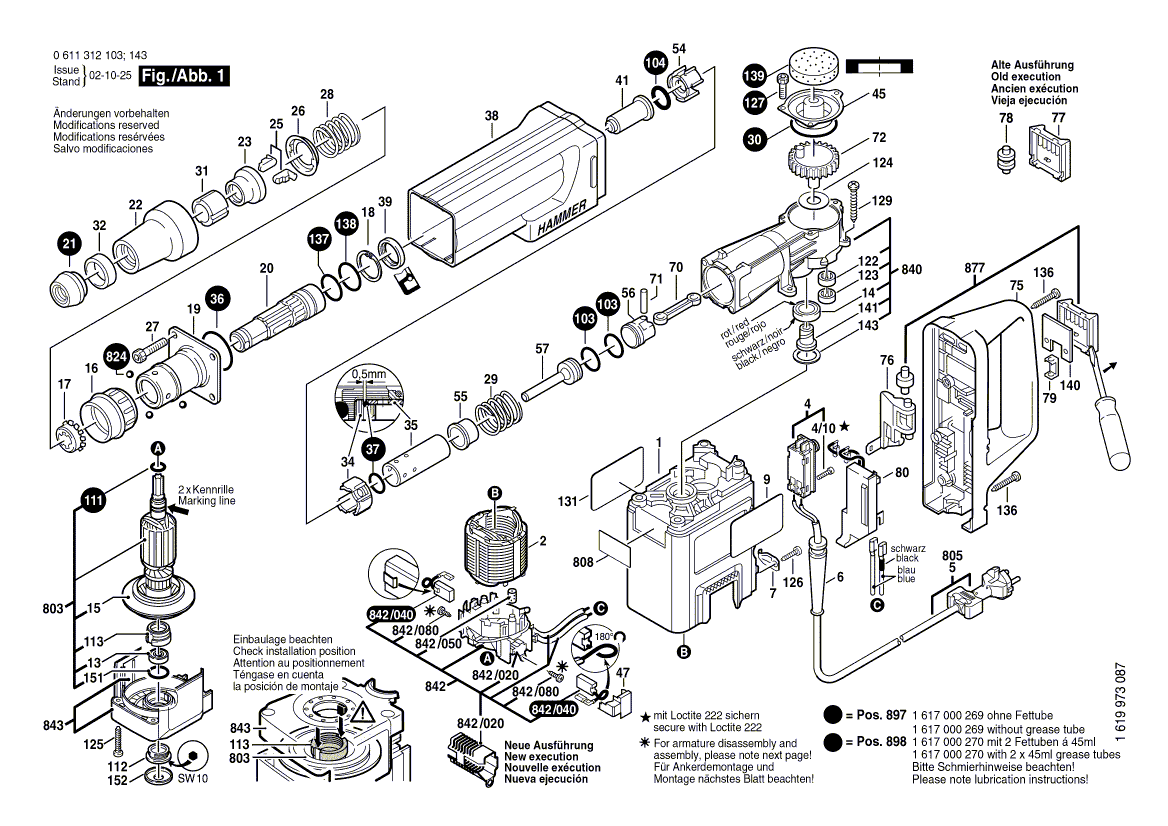 Nouveau véritable bosch 1615808078 Couverture de roulement