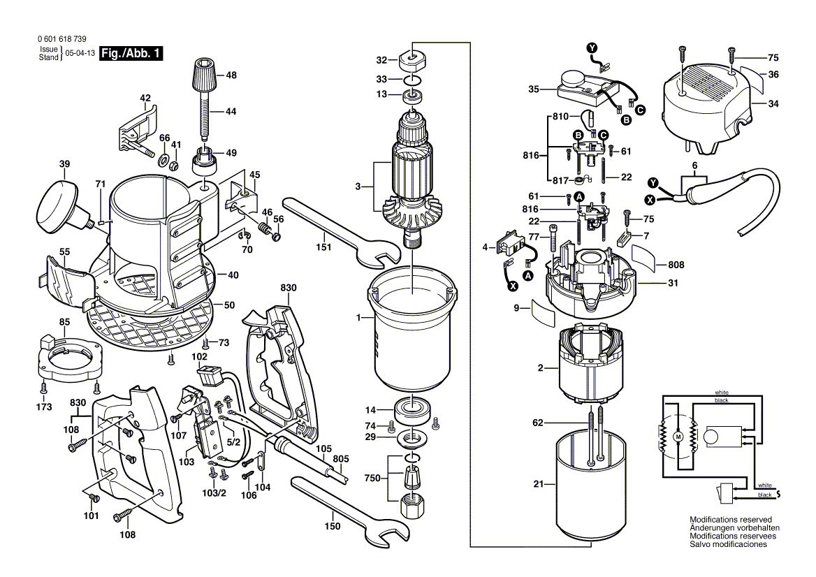 New Genuine Bosch 2610941007 Rear Housing Section