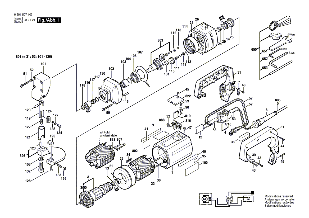 Новый оригинальный шнур питания Bosch 3604460156