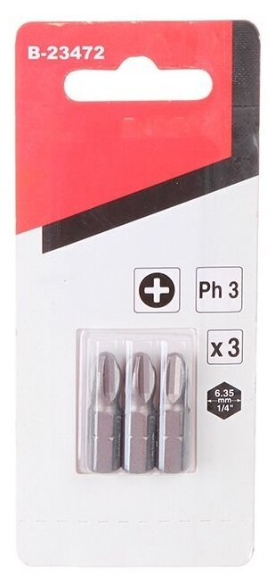 New Genuine Makita B-23472 Screw Bit PH3X25MM 3PCS