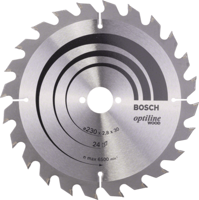 Новый оригинальный пильный диск Bosch 2608640627 Optiline Wood для ручных пил