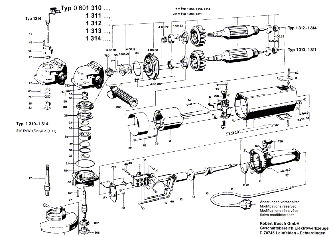 Nieuwe echte Bosch 2910110118 Pankopschroef