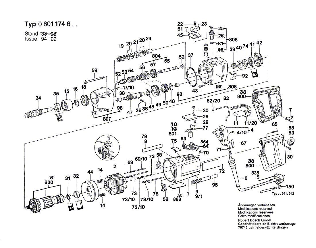 Nieuwe echte Bosch 1604477002 Blade Terminal