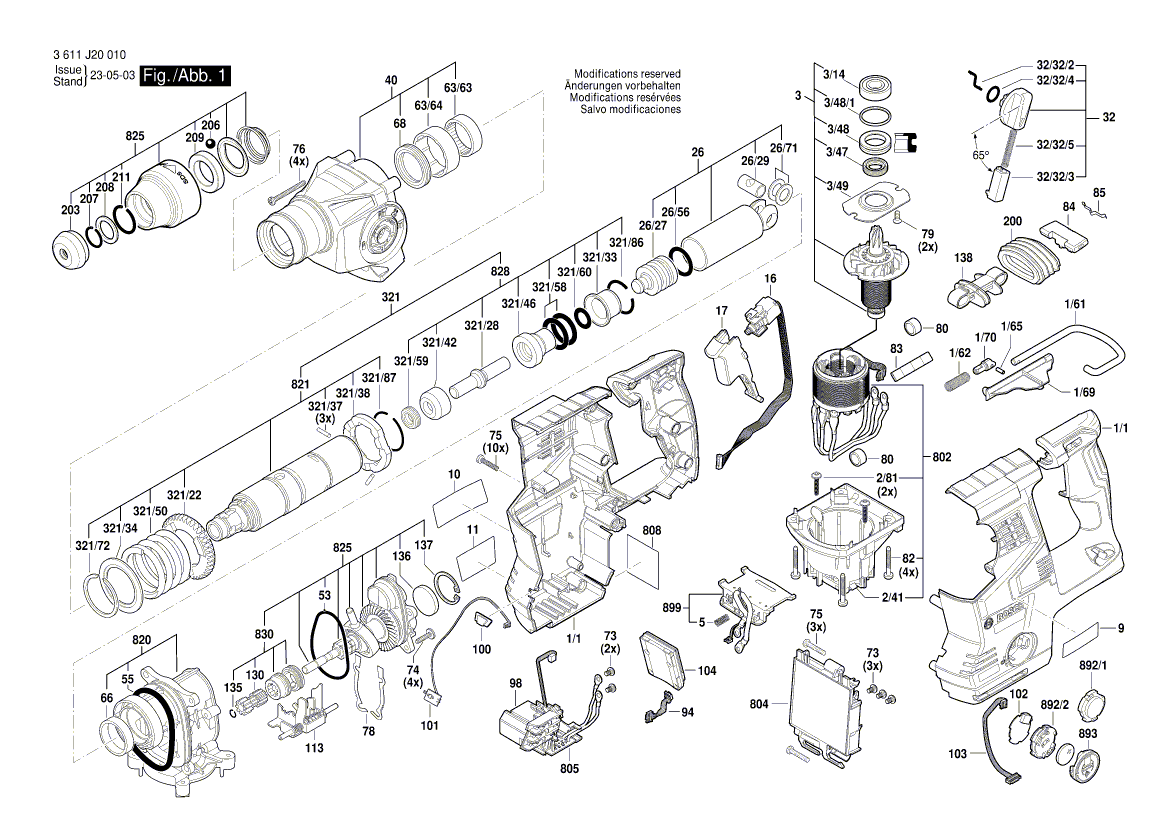 Neuer echter Bosch 1600a001cl Balg