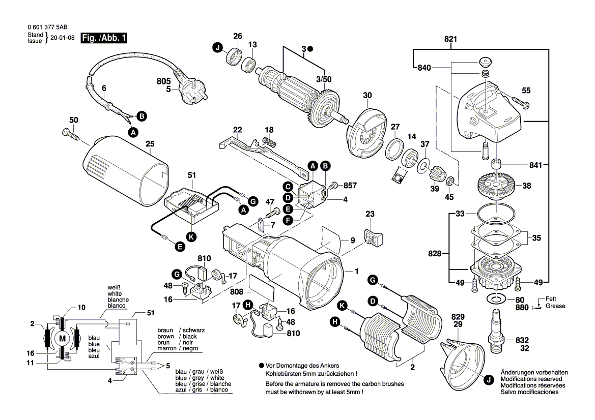 Ny ekte Bosch 16072335C0 Speed ​​Governor