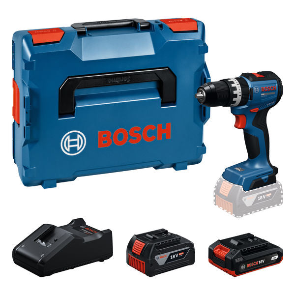 Bosch GSB18V-52, 1x2.0Ah, 1x 4.0Ah GAL 18V-40, LB 06019S0122