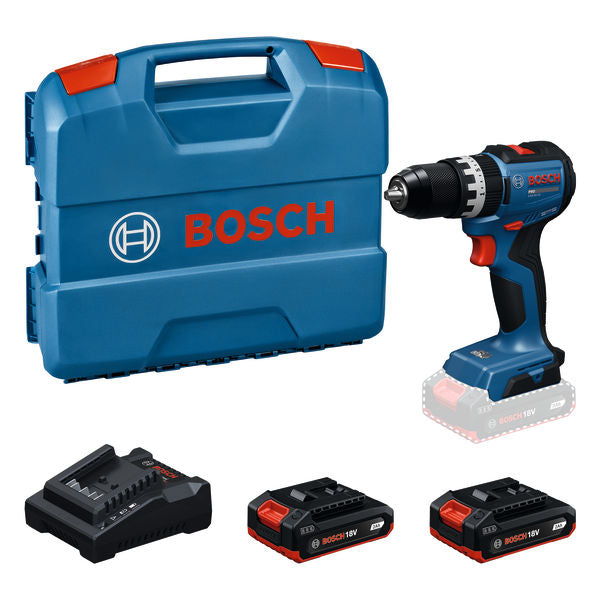 Bosch GSB18V-52, 2x2.0Ah, GAL 18V-20, LC 06019S0123