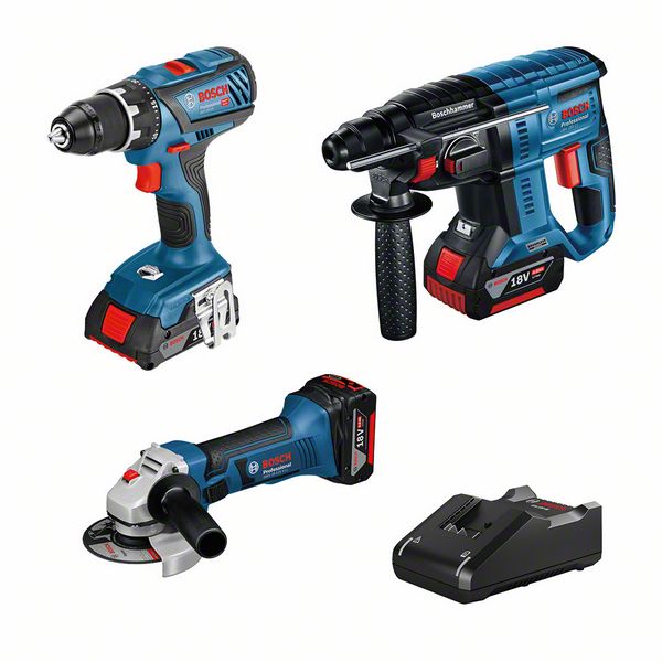 Bosch 18V 3X Toolkit, CT 3x4.0Ah, 18V-40 0615990M0S