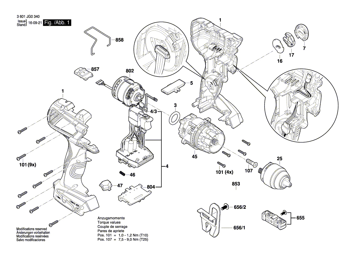 Nouveau module électronique Bosch 16072335DB