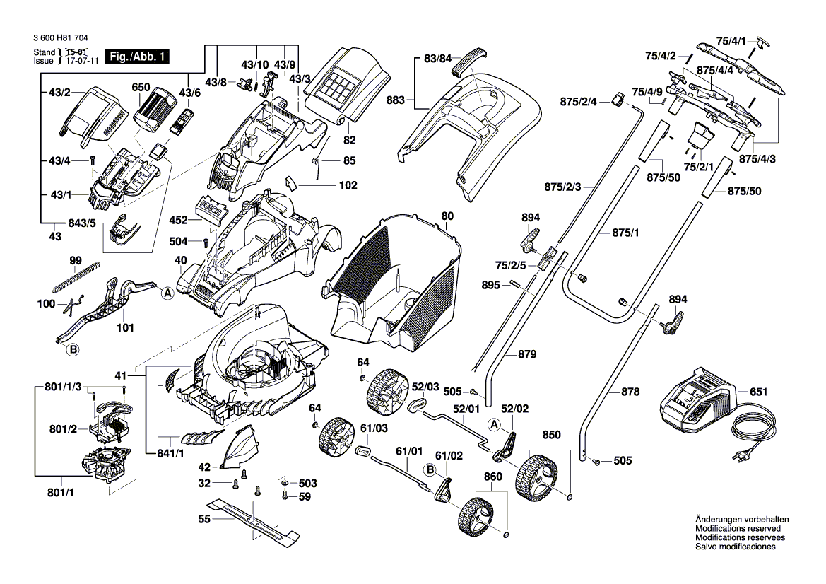 Nouvelle manche Bosch F016104161 authentique