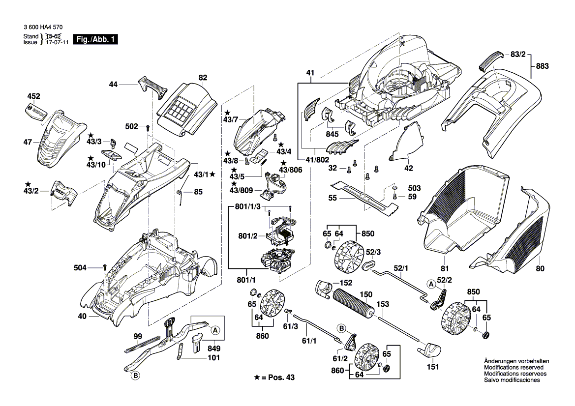 Ny ekte Bosch F016L68217 kutterblad