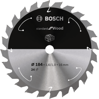 Новый оригинальный пильный диск Bosch 2608837700 Standard for Wood для аккумуляторной пилы