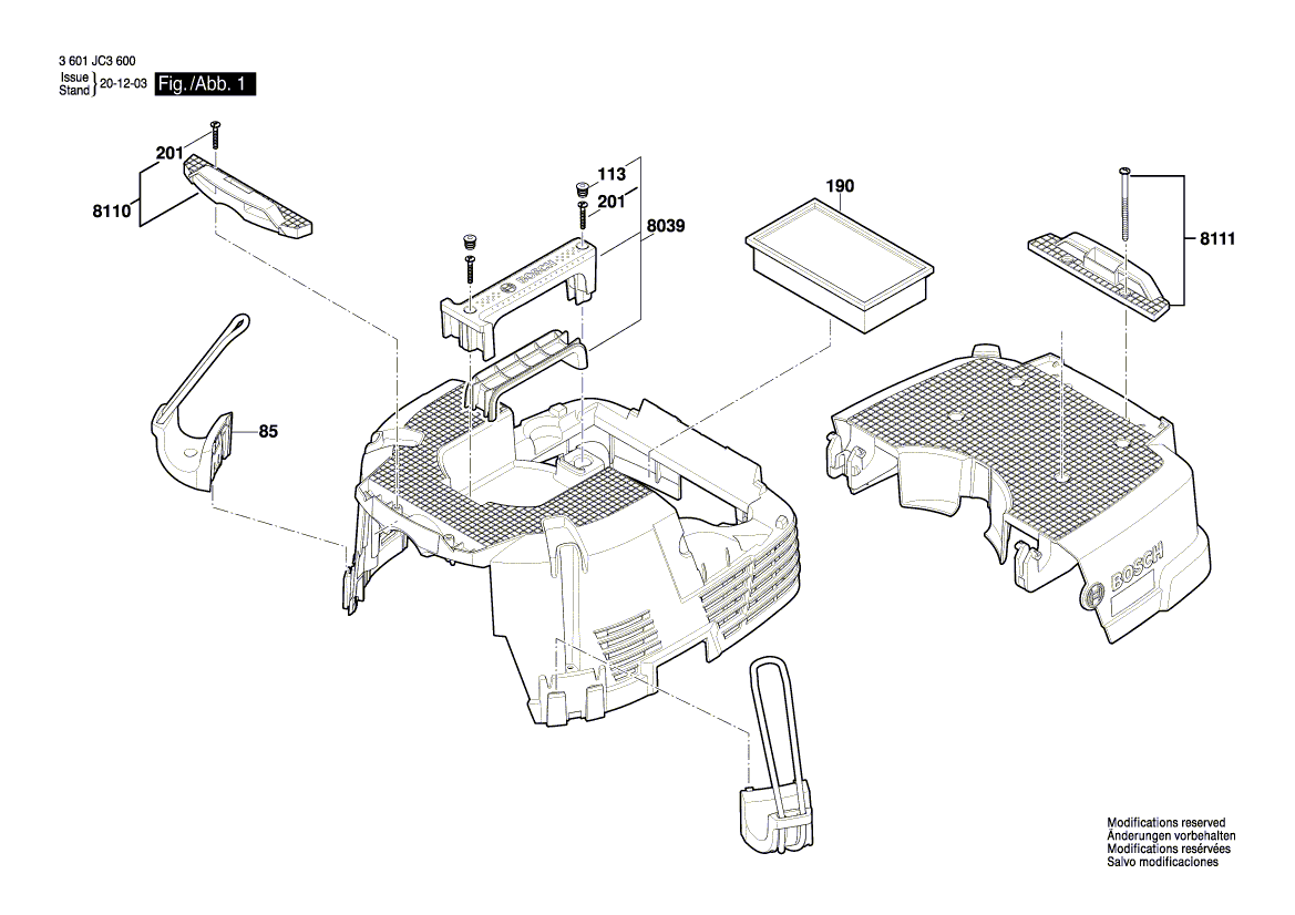 Ny ekte Bosch 2609200432 hjul