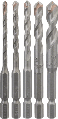 Ny ekte Bosch 2608589528 HEX-9 Ceramic Tile Drill Bit Pack for Rotary