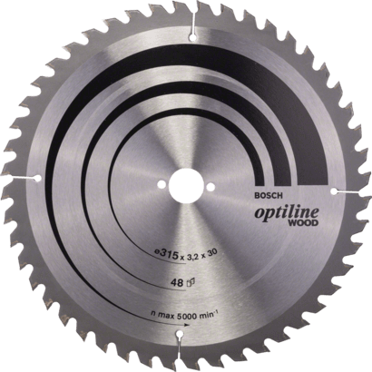 Ny äkta Bosch 2608640673 Optiline Wood Circular Saw Blade