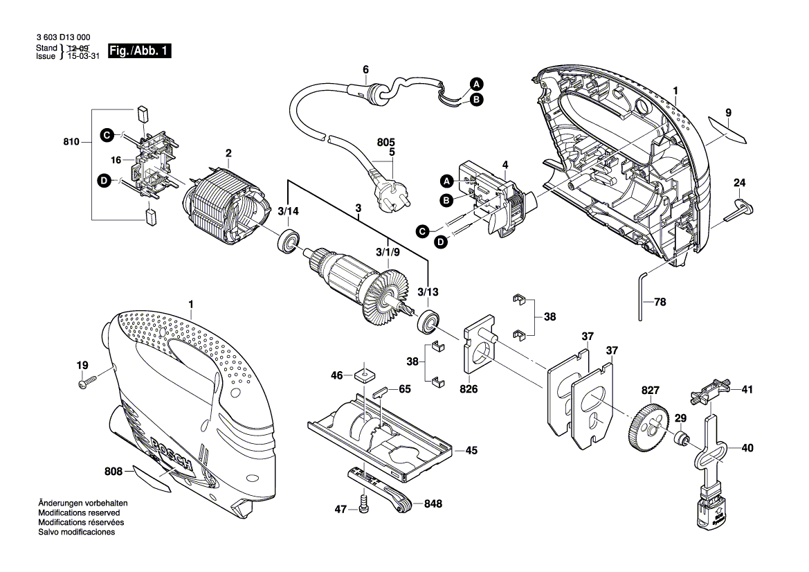 Uusi aito Bosch 2609002128 vastapaino